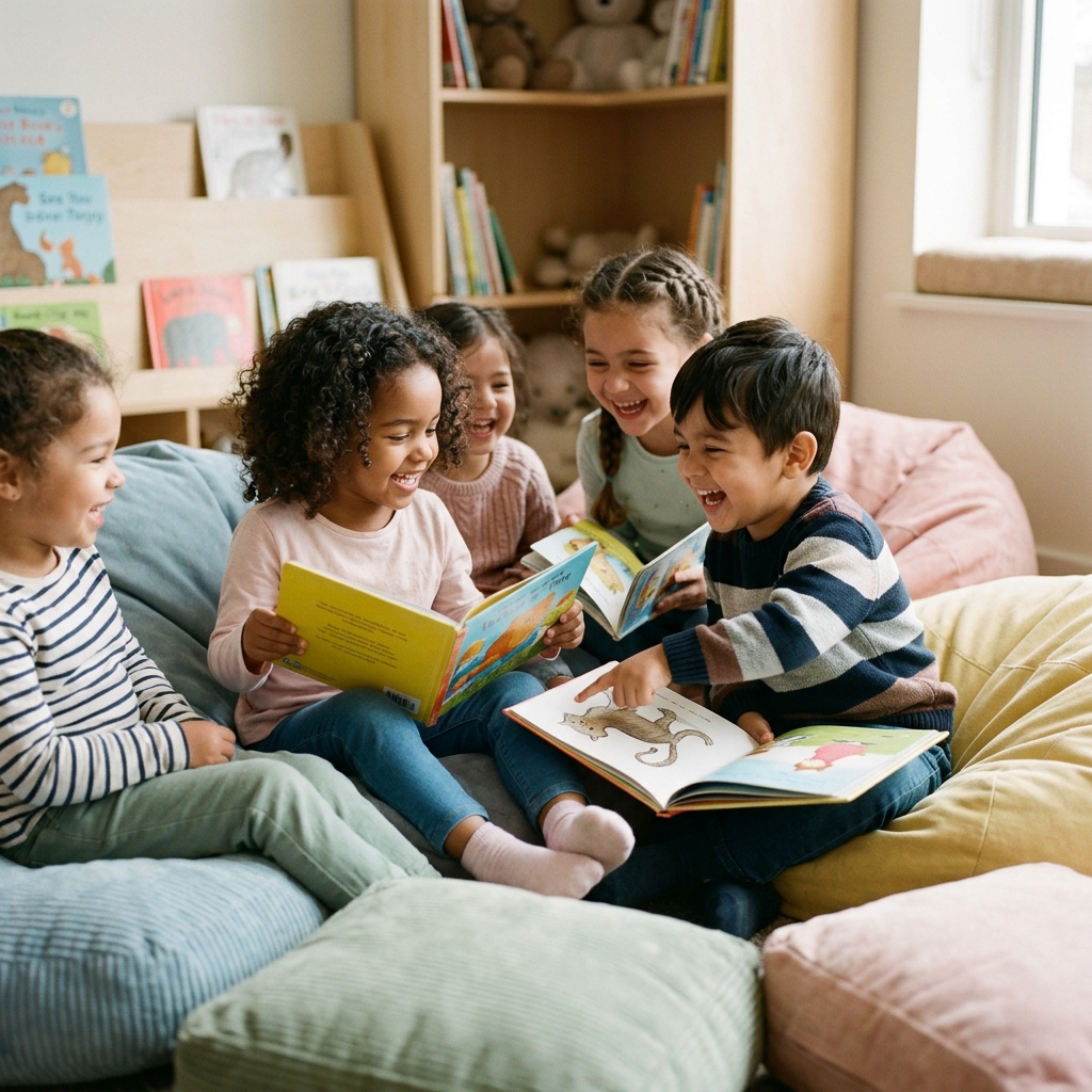 Happy Children Learning at Ekidooz Preschool & Daycare Centre